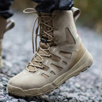 Hiking shoes high-top spring and autumn breathable waterproof non-slip peacekeeping cqb combat boots 511 tactical shoes desert marine boots