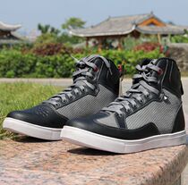 New foreign trade brand motorcycle riding shoes Mens Four Seasons waterproof breathable ankle anti-drop locomotive racing casual shoes