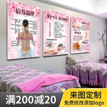 Beauty salon Decorative Wall Hanging Painting Wellness Museum Background Wall Poster Beauty Shop Stickler Advertising Advertising