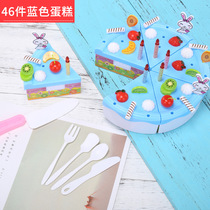 Cut Le cut look cake toy 46 pieces set Cut fruit girl childrens home kitchen toy set