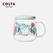 COSTA high value glass cup tea separation Cup office with lid tea cup tea cup with handle Cup