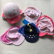 Export European and American tail goods childrens sun sun hat children swimming cap childrens UV protection hat ghost hat