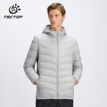 TECHCTOP Tango Clearance S Yard WINTER DOWN WOMAN THICKENED WARM ANTI-COLD DOWN CLOTHING MALE WINDPROOF JACKET PURE COLOR