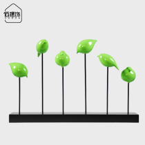 TV cabinet decoration Modern simple living room entrance wine cabinet bay window model room New house creative Nordic home accessories