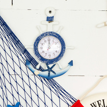 Mediterranean jewelry living room bedroom clock round ornaments wall decoration wall clock sea star creative clock Qingdao gift