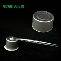 One end fire-extinguishing cover with clip