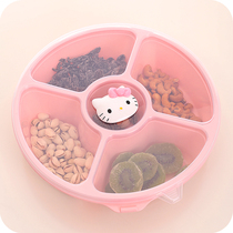Candy Tray Candy Box Home Living Room Tea Table Snack Nut Tray Containing Box Melon tray Zero food tray Snack Tray with lid