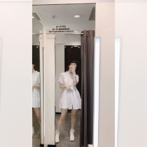 Fall in love with pretty girl Cher private clothes white skirt 718X