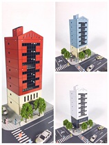 1 150 160 Building Scene Model Animation Mecha Railway Station Scene Hard Plastic Assembling Model