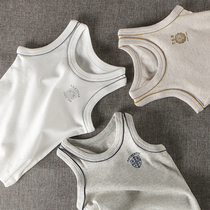 Inside the summer classic English wind no fluorescent little boy children small children Baby Cotton ultra-thin breathable vest