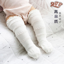 Full-term month autumn new air-conditioning socks Baby socks Infant cotton knee high tube socks Newborn socks Long socks loose mouth