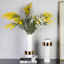 American light luxury Vase ornaments living room flower arrangement Phnom Penh dining table flower arrangement pattern room soft decoration flower arrangement