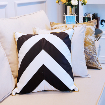 Modern simple bay window living room sofa cushion pillow bedside cushion pillow waist pillow model bed decorations