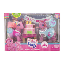 my little pony pony pony Polly birthday celebration party cake scene dressing up pinkie pie pinkie