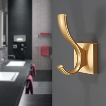 Modern clothes hook gold simple single wall hanging shoe cabinet coat hook home porch wall wardrobe clothes hook