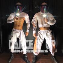 Bar nightclub mens and womens gogo costume sexy night spot ds White Technology Future theme costume New