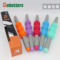 Hedgehog relaxes muscle massage exercise roller wheel yoga bar hedgehog massage rod relaxes fascia bar