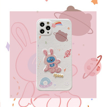 Suitable for iPhone12 Apple xs max xr phone case 7 8plus set tide 11Promax actress ball rabbit