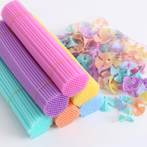 32cm cm thick high hardness balloon tow bar mall opening decoration macaroon color bat pole