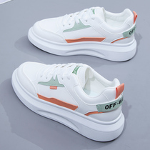 2021 small white womens shoes spring new explosive spring and autumn wild single shoes sports ins Net Red Summer Board Shoes