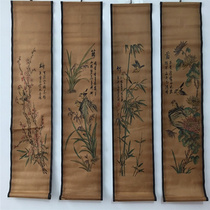 Classical new ten-product imitation landscape Old collection hand-painted calligraphy and painting old painting scroll painting four-screen entrance wall painting