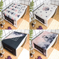 Nordic deer ins fabric geometric rectangular microwave oven cover fabric dust-proof cover cloth waterproof and oil-proof oven cover cloth