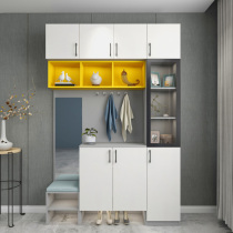 Custom Xuan Cabinet Doorway Large Capacity Entrance Door Shoe Cabinet Minima Modern Door Hall Cabinet Nordic Light Lavish Hood Cabinet