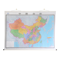 China Map Wall Chart 2 m Large Size Fine Clothing Reel High Definition Tectorial World Map Office Wall Decoration