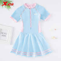 Special foot childrens swimsuit girls summer girls corporate princess swimsuit 2022 new girl sun - proof swimsuit