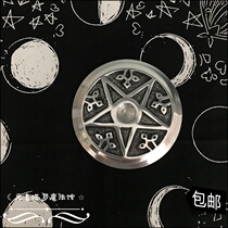 Import Pentacle Aluminum Tile Five Mans Stars Incense Terrace Props