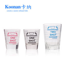 Coffee Division winemaker with glass oz cup AnserCup transparent glass measuring cup 45ml 90ml