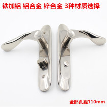 Toilet door lock keyless single tongue bathroom lock handle toilet lock toilet bathroom hand hole distance 110