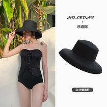 French retro Net red the same holiday beach hat seaside take good-looking Joker sun hat sunscreen swimming straw hat