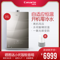 Casarte Zero Cold Water Gas Water Heater 16 Liter Household Energy Saving Silent Natural Gas JSQ31-16CR6SPU1