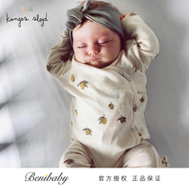 Benibaby Denmark Konges slojd newborn organic cotton climbing suit Baby Nordic long-sleeved pants one-piece