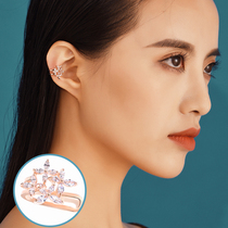 Advanced sense elf ear clip without ear clip female earrings personality temperament cool handsome French niche earrings