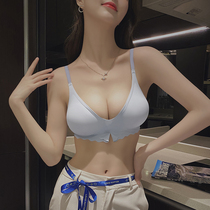 The small chest of the outer expansion bra underwear shows a large waist thickened without steel ring latex and no trace breath Korean bra