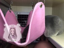 Ball ball sauce Chinchilla squirrel cabinet cage iron cage Autumn and winter warm insulation hammock small pet mat two models