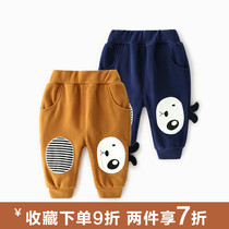Baby pants Spring and autumn thin childrens clothing Child boy open casual pants Small boy baby Western style casual pants