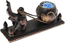 American AeraVida Elephant Towel Vase Candle Holder Engraving Rain Tree Decoration Pendulum with hand engraving