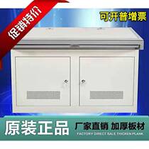 Dual console monitoring platform single-link triple console luxury custom TV wall cabinet