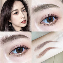 Morandi flexible micro-carved eyebrow pencil fine-core Eyebrow Pencil Waterproof and sweat-proof not easy to decolorize long-lasting fog eyebrow beginners men and women