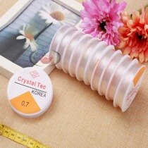 Leather band for wearing bracelet hand string rope elastic line for wearing beads beaded rope bracelet line hair extension crystal text play with Buddha beads