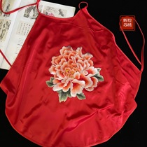 Suzhou embroidered silk female adult bellyband pure handmade original year underwear sexy suspenders summer pajamas