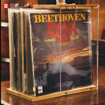 Witch Black Gel Record Holder LP Black Glue Color Adhesive Record Holder Metal Acrylic Record Magazine Containing Shelf