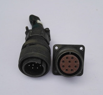Japanese original JAE MS3106B18-1P-ZN MS3102A18-1S 10 core silver plated Aviation plug