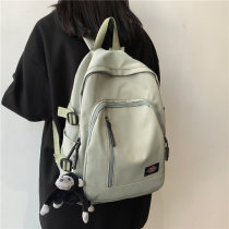 School bag female Korean version Harajuku ulzzang high school student backpack Port wind tooling large capacity ins wind shoulder bag male