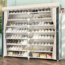 Simple dust-proof shoe cabinet Household storage artifact Large-capacity dormitory space-saving shoe shelf multi-layer assembly economical