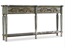 The French style neoclassical door hall cabinet antique made of old Xuanguan gangway American solid wood Blossom Hyun Guan Cabinet Decoration Cabinet