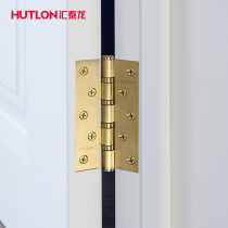 Huitailong stainless steel hinge 5 inch bearing 3 0 thick door hinge flat open hinge wooden door 1 piece 3053B-4BB